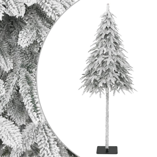 Artificial Christmas Tree with Flocked Snow 210 cm