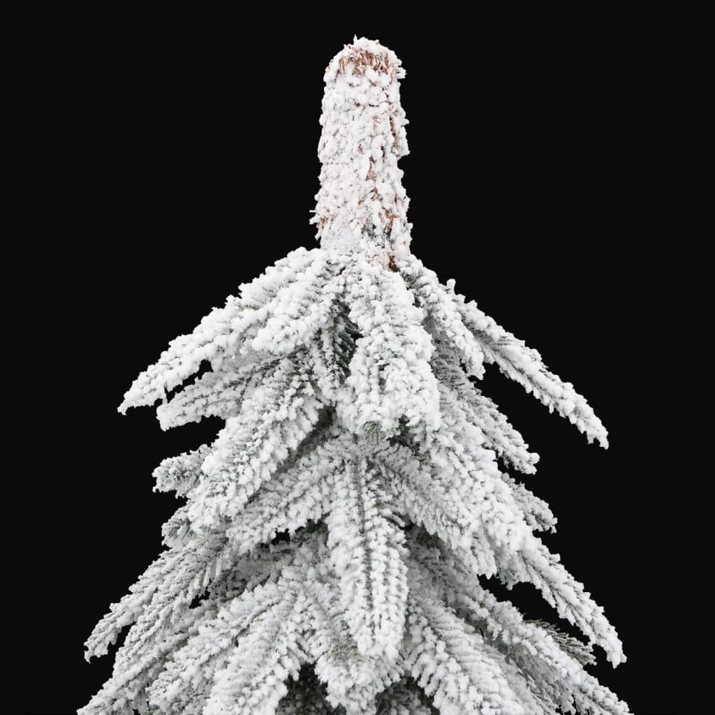 Artificial Christmas Tree with Flocked Snow 210 cm