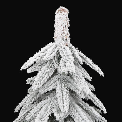 Artificial Christmas Tree with Flocked Snow 210 cm