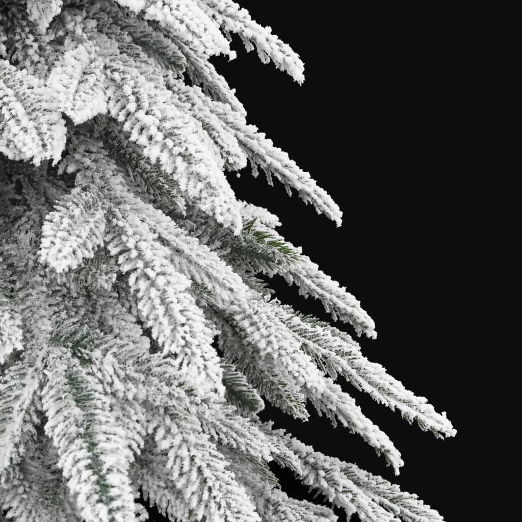 Artificial Christmas Tree with Flocked Snow 210 cm