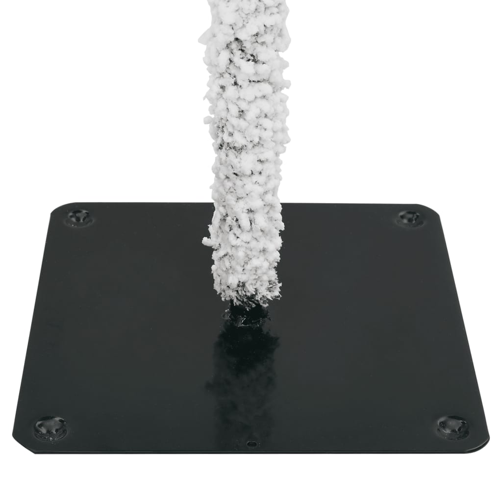 Artificial Christmas Tree with Flocked Snow 210 cm