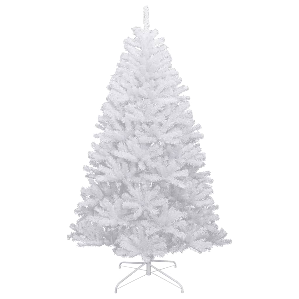 Artificial Hinged Christmas Tree with Flocked Snow 240 cm