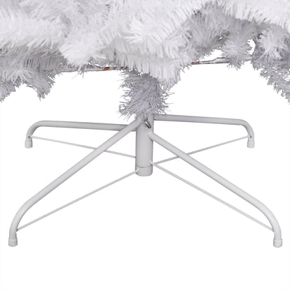 Artificial Hinged Christmas Tree with Flocked Snow 240 cm