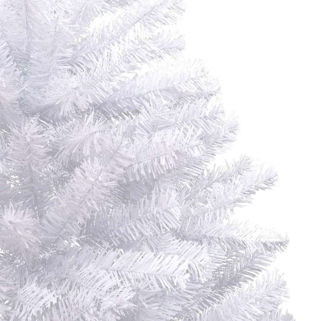 Artificial Hinged Christmas Tree with Flocked Snow 240 cm