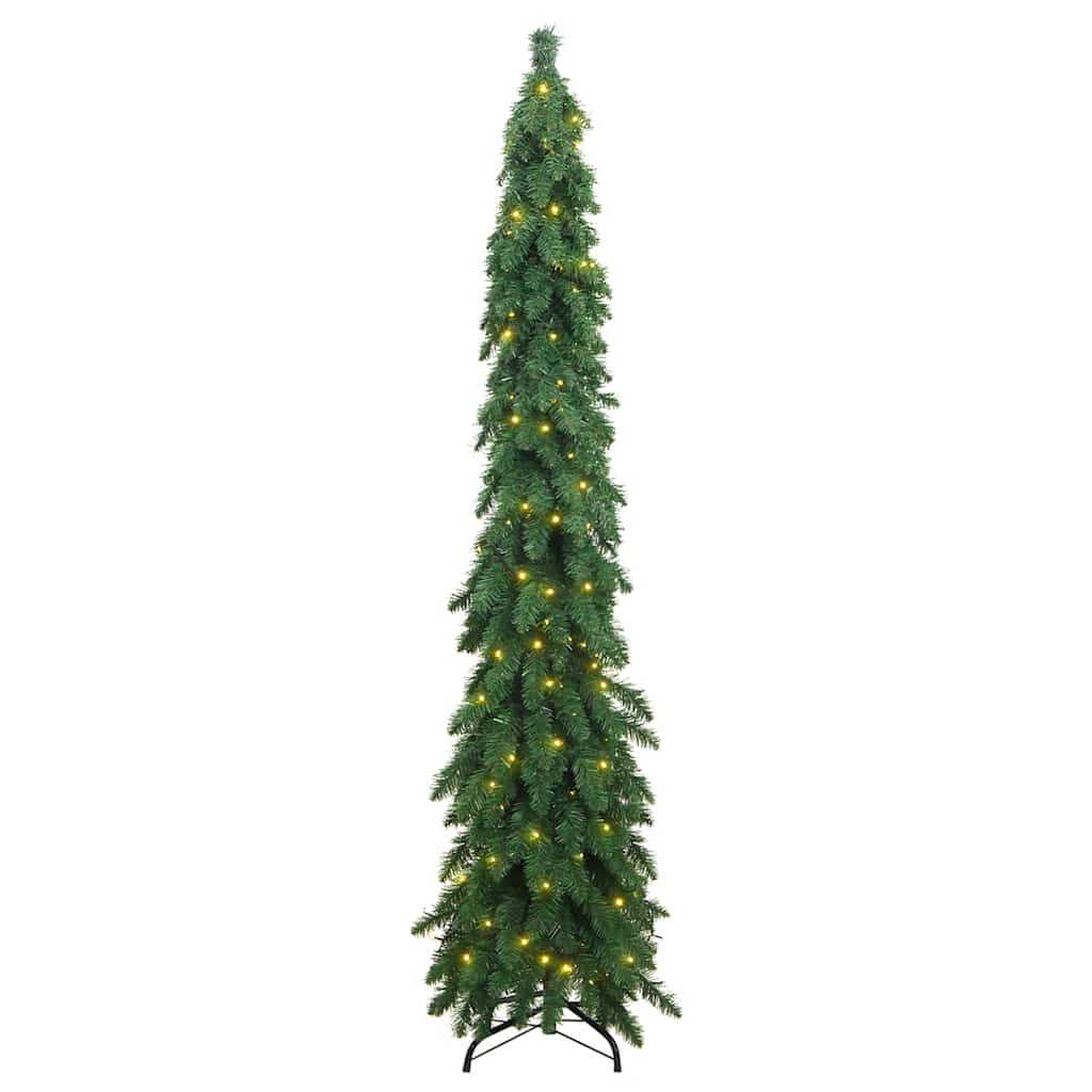 Artificial Pre-lit Christmas Tree with 130 LEDs 210 cm