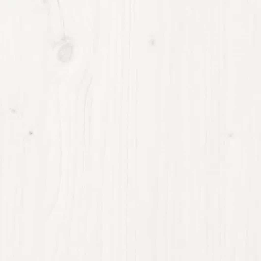 Kids Bed Frame White 70x140 cm Solid Wood Pine