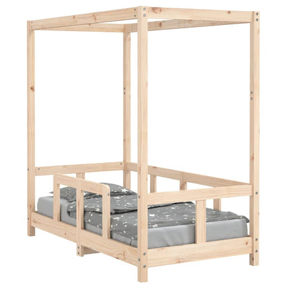 Kids Bed Frame 70x140 cm Solid Wood Pine
