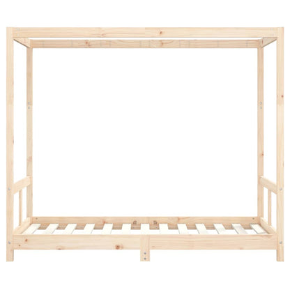 Kids Bed Frame 80x160 cm Solid Wood Pine