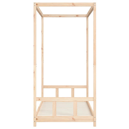 Kids Bed Frame 90x190 cm Solid Wood Pine