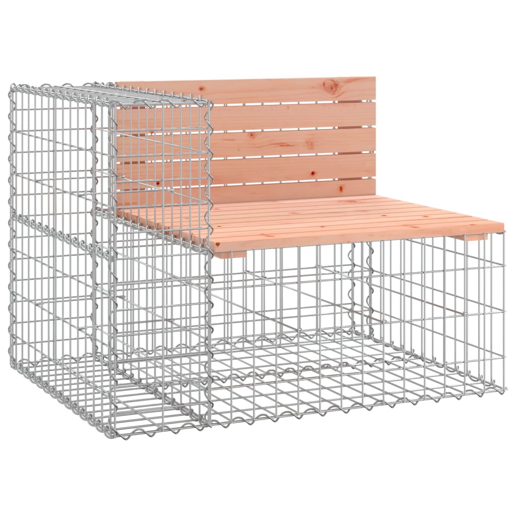 Garden Bench | Natural wood tone and silver