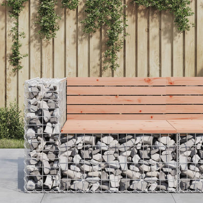 Garden Bench | Natural wood tone and silver