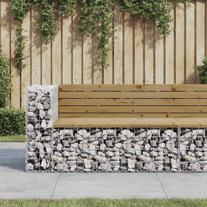 Garden Bench | Natural Wood | Impregnated Wood Pine | Medium | Durable
