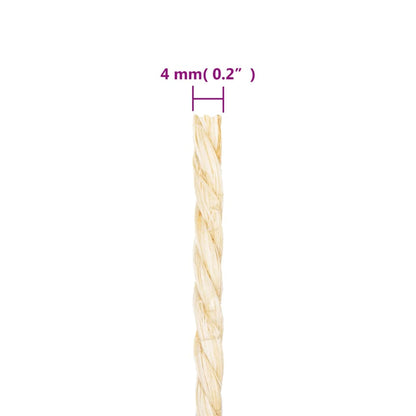 Rope 100% Sisal 4 mm 500 m