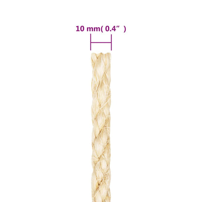 Rope 100% Sisal 10 mm 500 m