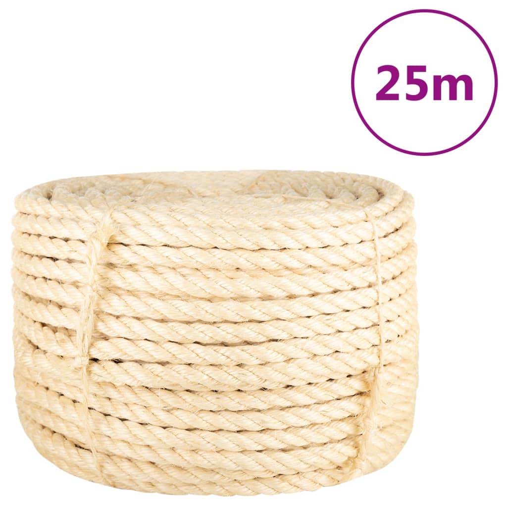 Rope 100% Sisal 16 mm 25 m