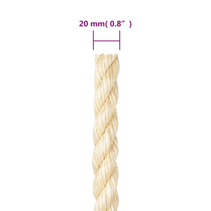 Rope 100% Sisal 20 mm 25 m