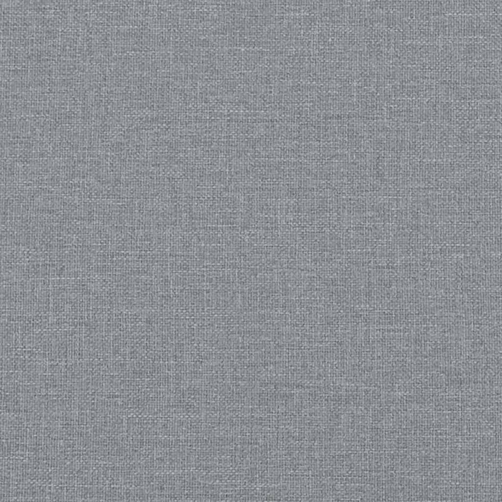 Daybed with Trundle without Mattress Light Grey 90x190 cm Single