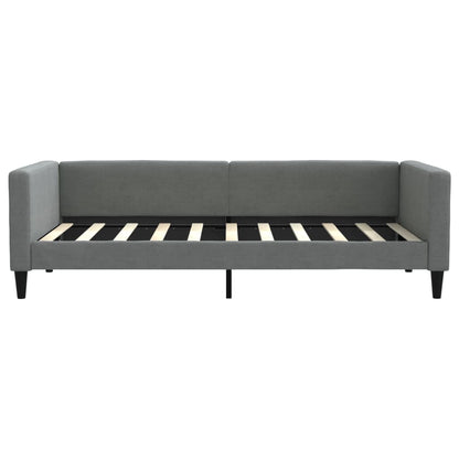 Daybed with Trundle without Mattress Dark Grey 90x190 cm Single