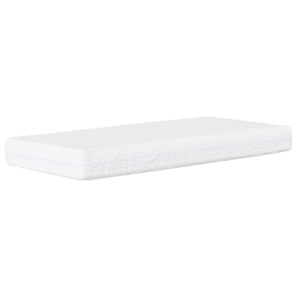 Daybed with Mattress Dark Grey 90x190 cm Fabric