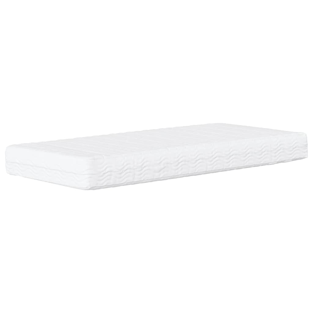 Daybed with Mattress Light Grey 90x190 cm Velvet