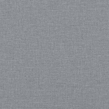 Daybed with Trundle&Drawers without Mattress Light Grey 90x190 cm Single