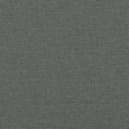 Daybed with Mattress Dark Grey 90x190 cm Fabric