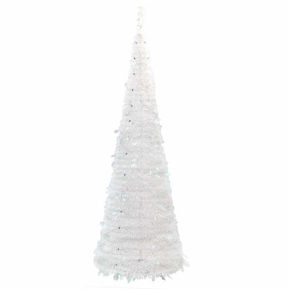 Artificial Christmas Tree Pop-up 150 LEDs White 180 cm