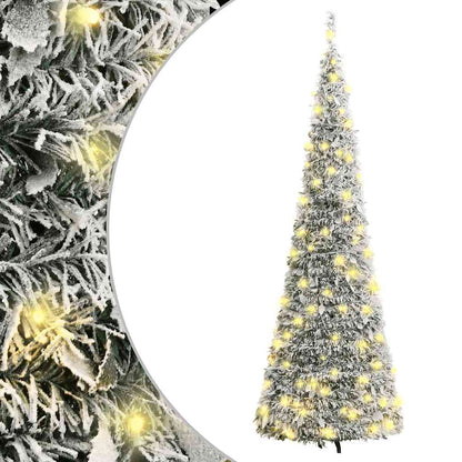 Artificial Christmas Tree | Green and white | PVC, metal | 150 cm