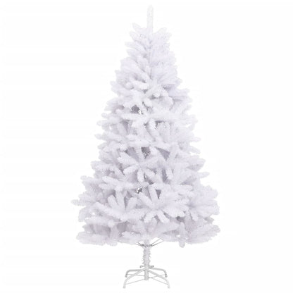 Artificial Hinged Christmas Tree with Stand White 180 cm