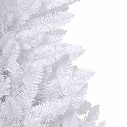 Artificial Hinged Christmas Tree with Stand White 270 cm