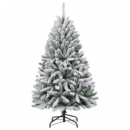 Artificial Hinged Christmas Tree with Flocked Snow 150 cm
