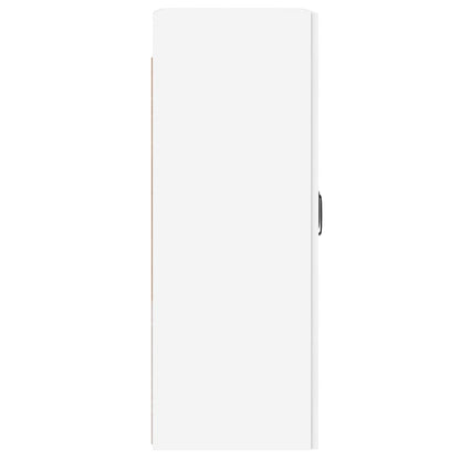 Wall Mounted Cabinets 2 pcs White Engineered Wood