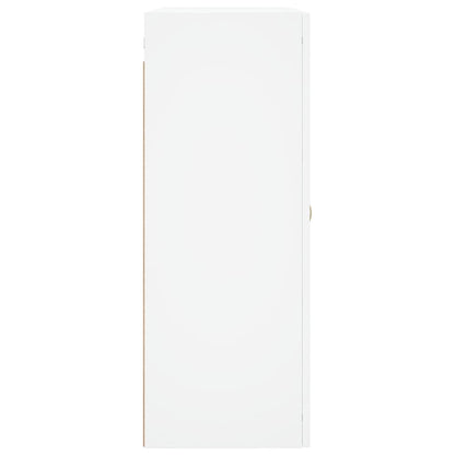 Wall Mounted Cabinets 2 pcs White Engineered Wood