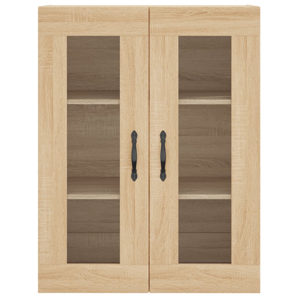 Wall Mounted Cabinets 2 pcs Sonoma Oak Engineered Wood