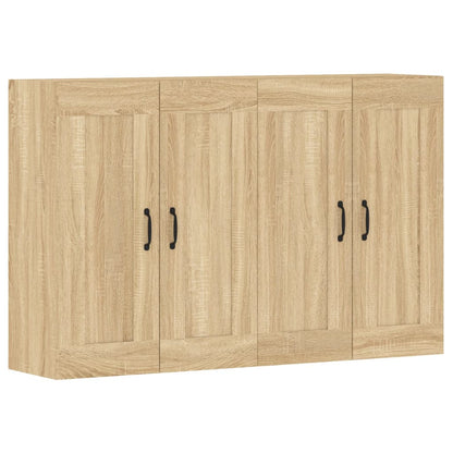 Wall Mounted Cabinets 2 pcs Sonoma Oak Engineered Wood