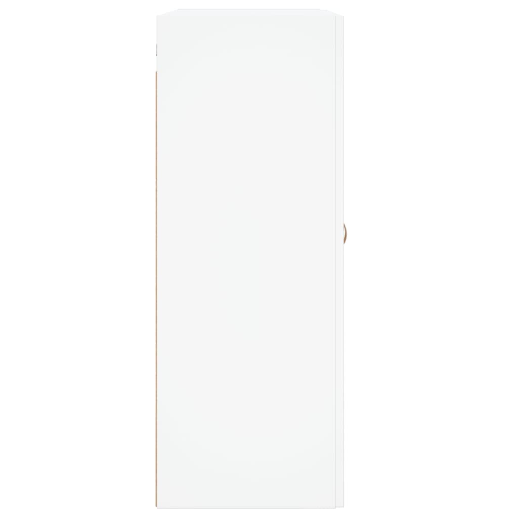 Wall Mounted Cabinets 2 pcs White Engineered Wood