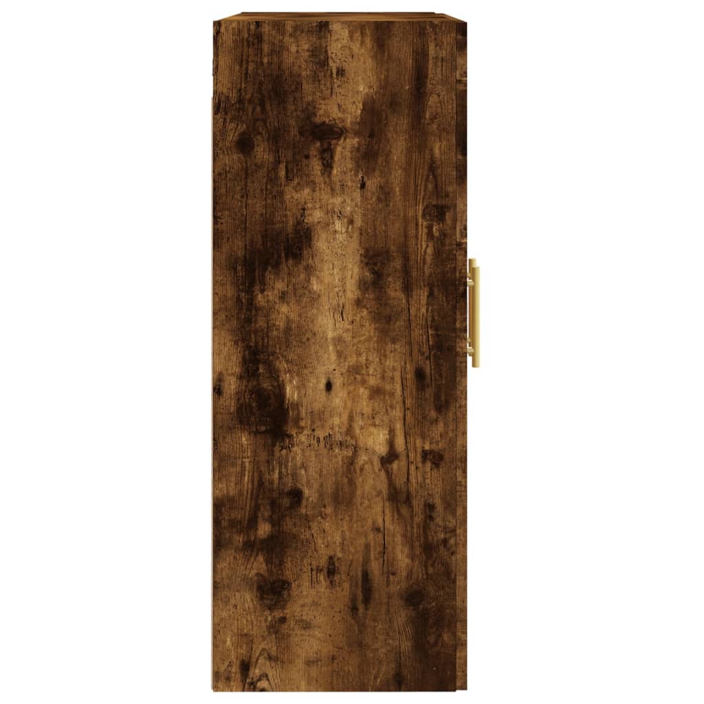 Wall Mounted Cabinets 2 pcs Smoked Oak Engineered Wood