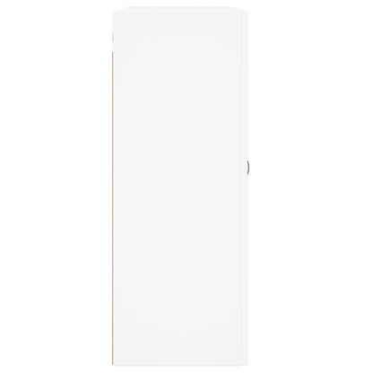 Wall Mounted Cabinets 2 pcs White Engineered Wood