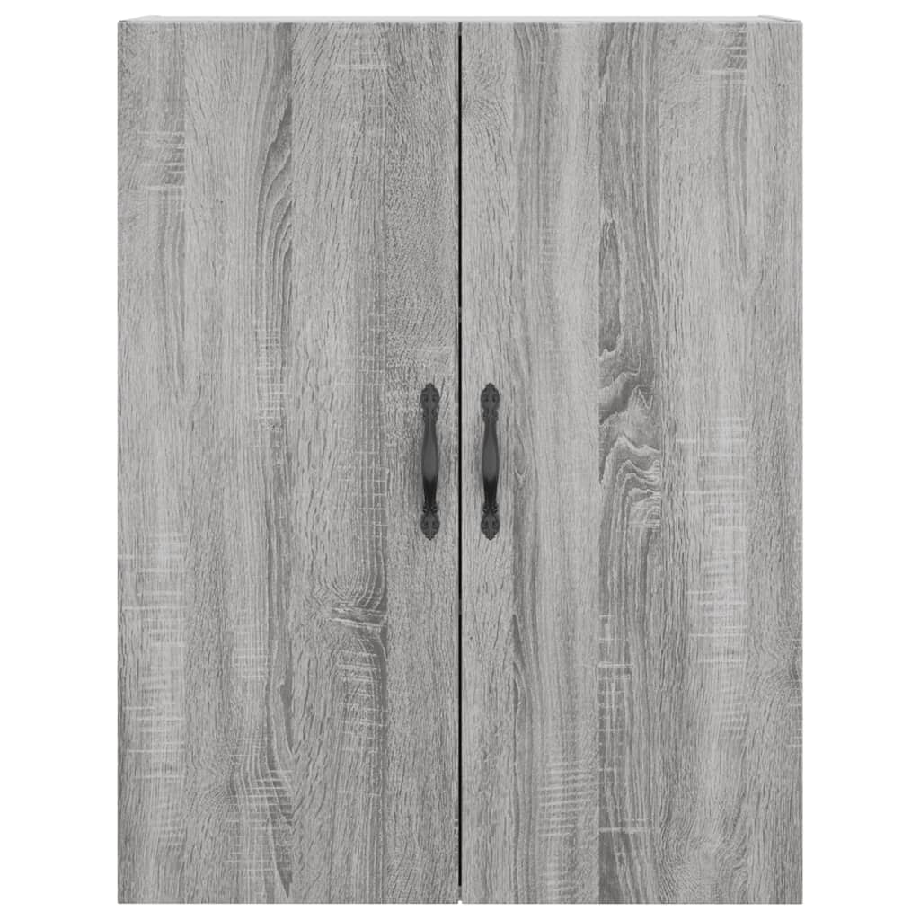 Highboard Grey Sonoma 69,5x34x180 cm Engineered Wood