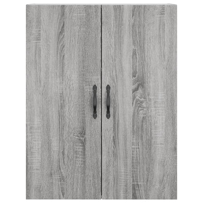 Highboard Grey Sonoma 69,5x34x180 cm Engineered Wood