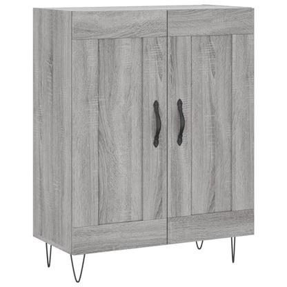 Highboard Grey Sonoma 69,5x34x180 cm Engineered Wood
