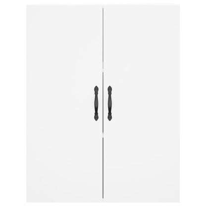 Highboard White 69,5x34x180 cm Engineered Wood