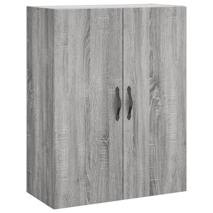 Highboard Grey Sonoma 69,5x34x180 cm Engineered Wood