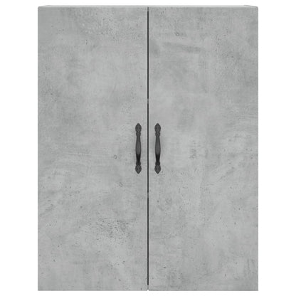 Highboard Concrete Grey 69.5x34x180 cm Engineered Wood