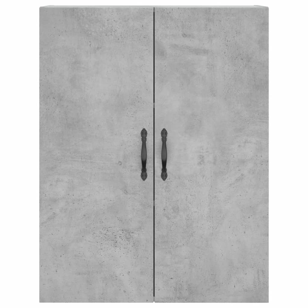 Highboard Concrete Grey 69,5x34x180 cm Engineered Wood