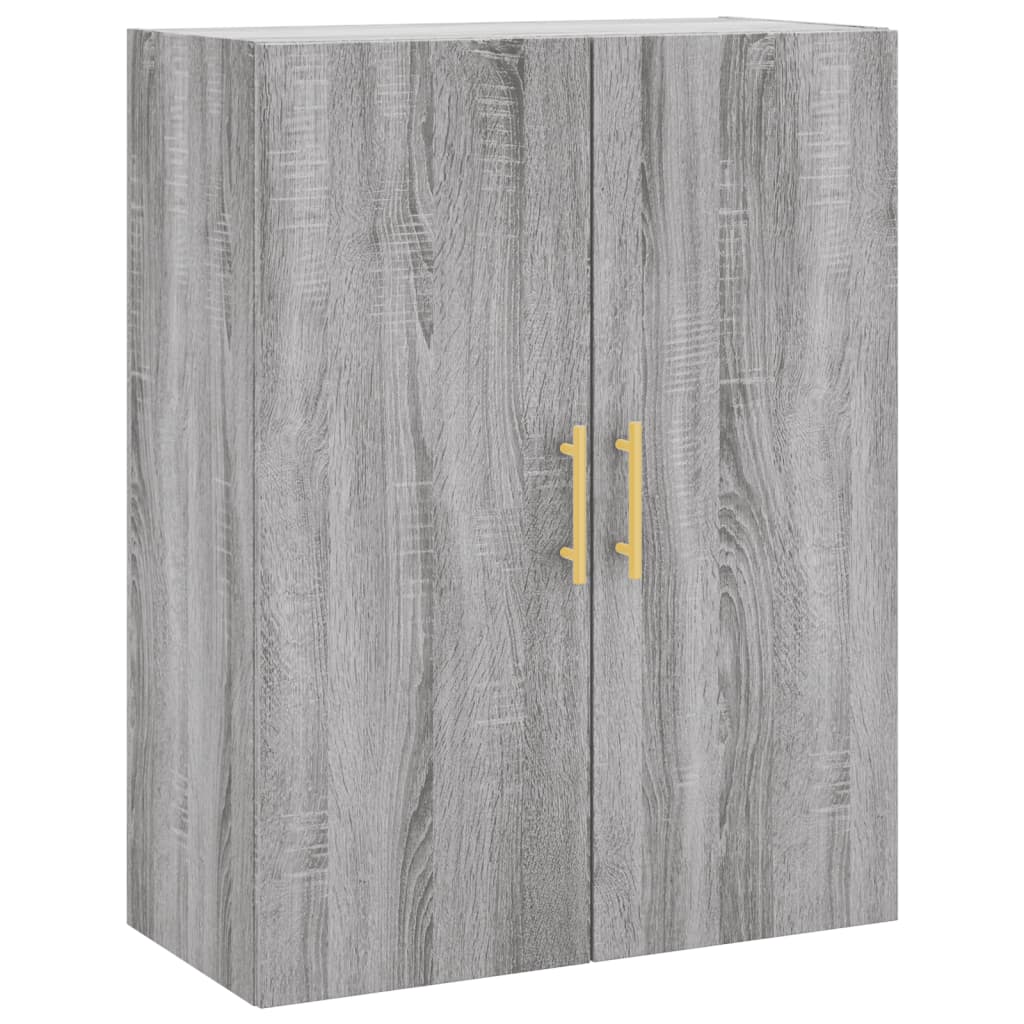 Highboard Grey Sonoma 69,5x34x180 cm Engineered Wood