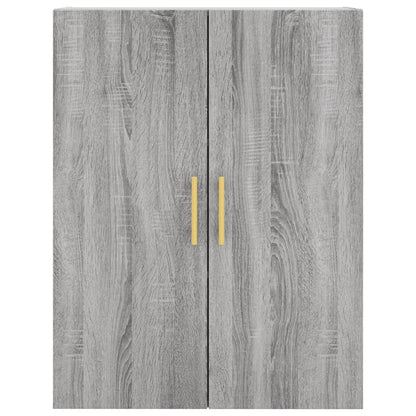 Highboard Grey Sonoma 69,5x34x180 cm Engineered Wood