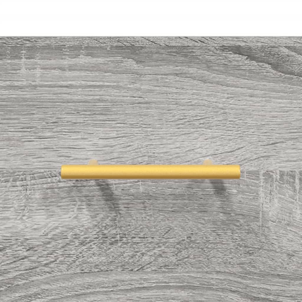 Highboard Grey Sonoma 69,5x34x180 cm Engineered Wood