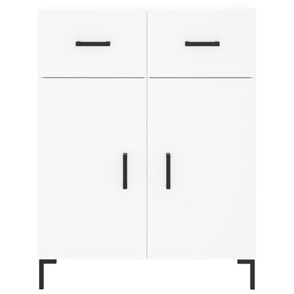 Highboard White 69,5x34x180 cm Engineered Wood