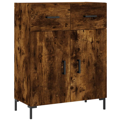 Highboard Smoked Oak 69,5x34x180 cm Engineered Wood